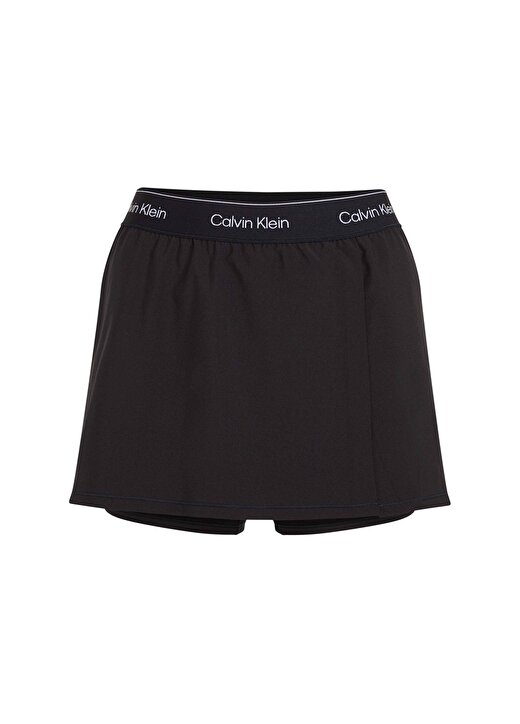 Calvin Klein Siyah Kadın Etek 00GWS4T901BAE-WO - Woven Skirt 1
