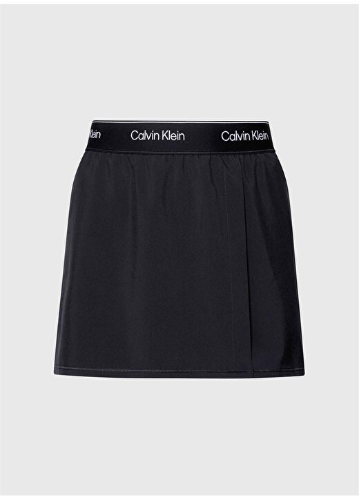 Calvin Klein Siyah Kadın Etek 00GWS4T901BAE-WO - Woven Skirt 3