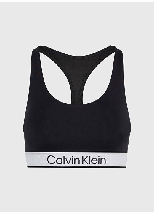 Calvin Klein Siyah Kadın U Yaka Sporcu Sütyeni 00GWS4K170BAE-Bra Medium Support 1