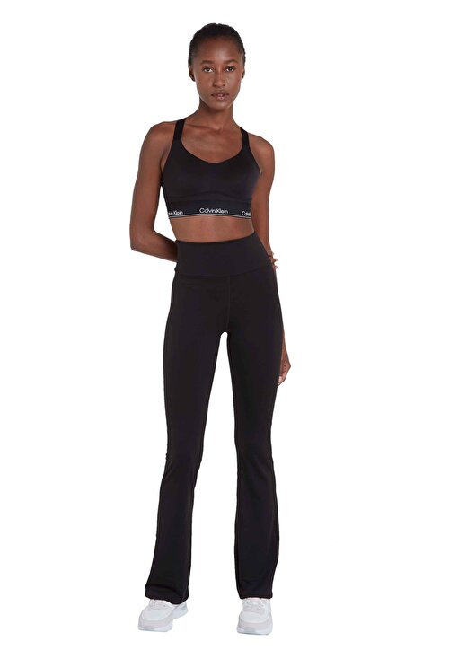 Calvin Klein Siyah Kadın U Yaka Sporcu Sütyeni 00GWS4K193BAE-WO - Sports Bra High 1
