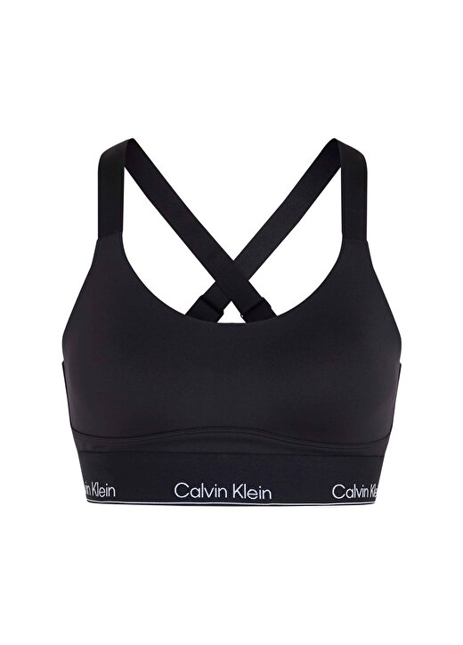 Calvin Klein Siyah Kadın U Yaka Sporcu Sütyeni 00GWS4K193BAE-WO - Sports Bra High 2