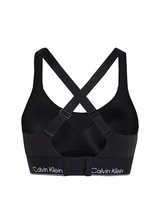 Calvin Klein Siyah Kadın U Yaka Sporcu Sütyeni 00GWS4K193BAE-WO - Sports Bra High 4
