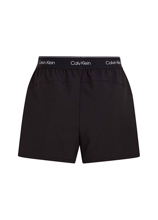 Calvin Klein Siyah Kadın Lastikli Bel Şort 00GWS4S819BAE-WO - Woven Short 3