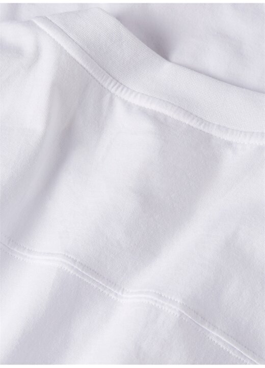Calvin Klein Beyaz Erkek Bisiklet Yaka Normal Kalıp T-Shirt 00GMS4K173YAA-PW - SS TEE 3