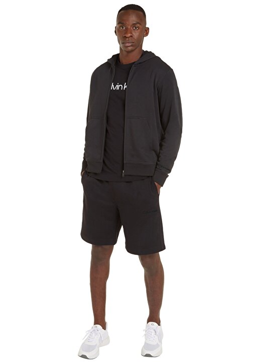 Calvin Klein Siyah Erkek T-Shirt 00GMS4K190BAE-PW - SS TEE 1