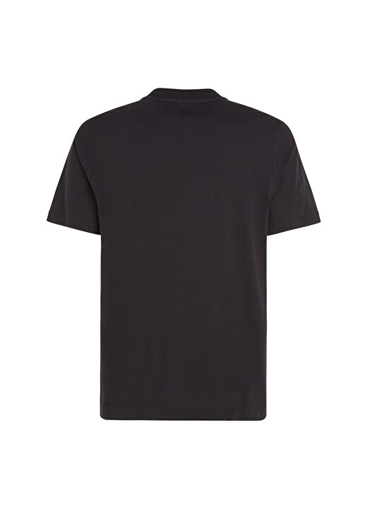 Calvin Klein Siyah Erkek Bisiklet Yaka Standart Fit T-Shirt 00GMS4K187BAE-PW - SS TEE 4