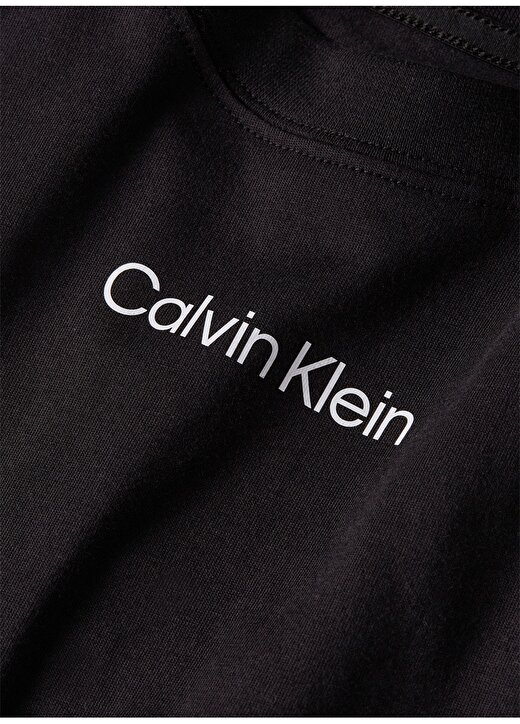 Calvin Klein Siyah Erkek Bisiklet Yaka Standart Fit T-Shirt 00GMS4K174BAE-PW - SS TEE 2
