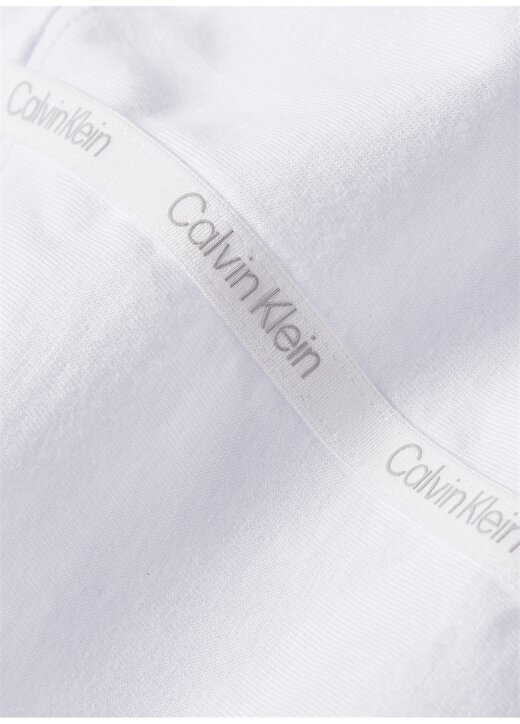 Calvin Klein Beyaz Kadın Bisiklet Yaka Normal Kalıp T-Shirt 00GWS4K234YAA-PW - SS Crop T-Shirt 2