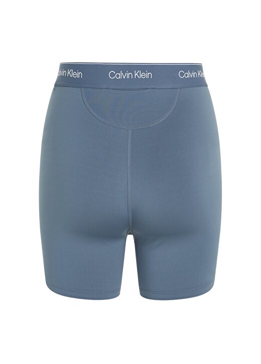 Calvin Klein Mavi Kadın Normal Kalıp Şort 00GWS4L7285BX-WO - Bike Short 5 4