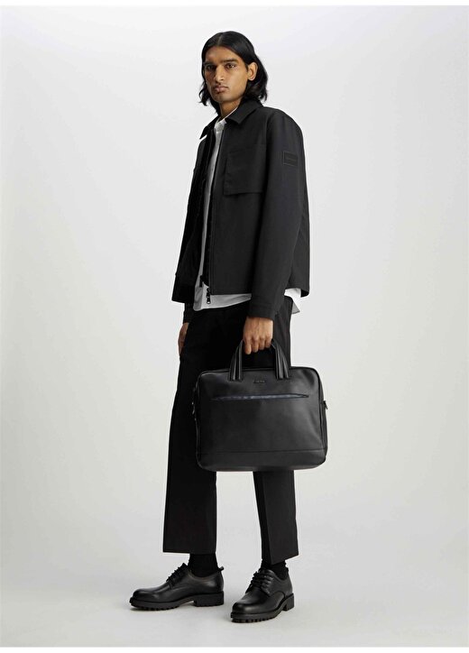 Calvin Klein Siyah Erkek 38,5X30,5X8,5 Cm Laptop Çantası CK SET 2G LAPTOP BAG 4
