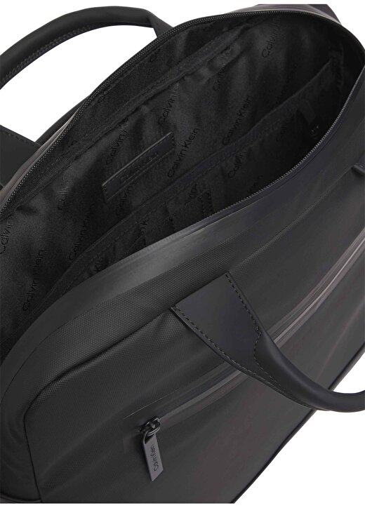 Calvin Klein Siyah Erkek 40X30,5X8 Cm Laptop Çantası RUBBERIZED CONV LAPTOP BAG 3