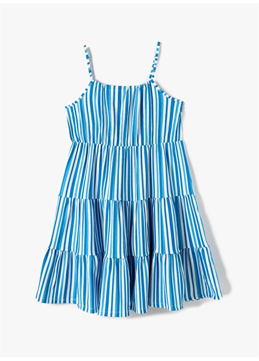Koton Mavi Kız Çocuk Midi Elbise 4SKG80040AK 1
