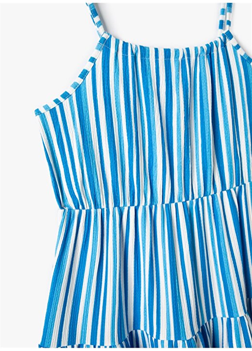 Koton Mavi Kız Çocuk Midi Elbise 4SKG80040AK 3