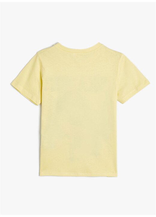 Koton Sarı Erkek T-Shirt 4SKB10053TK 2