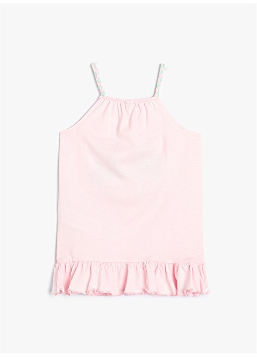 Koton Pembe Kız Bebek Diz Üstü Elbise 4SMG80001AK 2