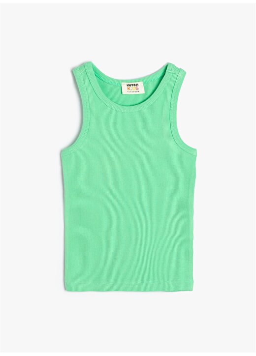 Koton Yeşil Kız Çocuk T-Shirt 4SKG30022AK 1