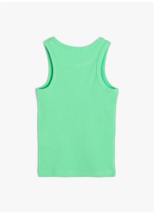 Koton Yeşil Kız Çocuk T-Shirt 4SKG30022AK 2