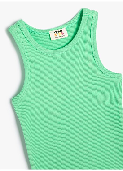 Koton Yeşil Kız Çocuk T-Shirt 4SKG30022AK 3