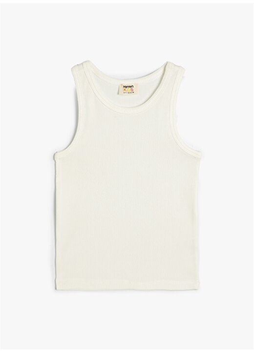 Koton Beyaz Kadın T-Shirt 4SKG30022AK 1