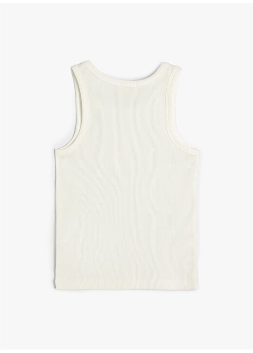 Koton Beyaz Kadın T-Shirt 4SKG30022AK 2
