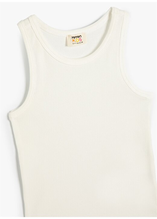 Koton Beyaz Kadın T-Shirt 4SKG30022AK 3