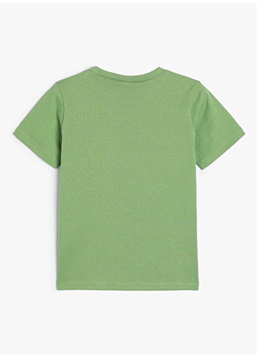 Koton Yeşil Erkek T-Shirt 4SMB10031TK 2