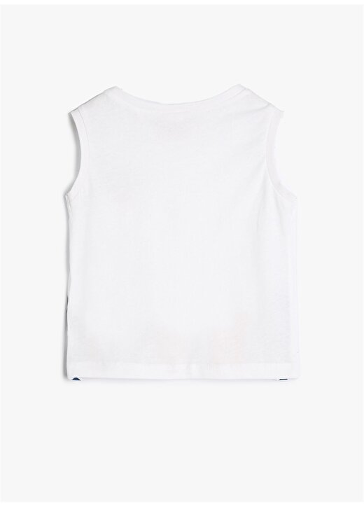 Koton Beyaz Erkek T-Shirt 4SMB30003TK 2