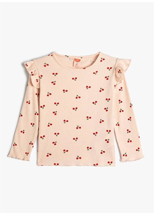 Koton Pembe Kız Bebek T-Shirt 4SMG10040AK 1
