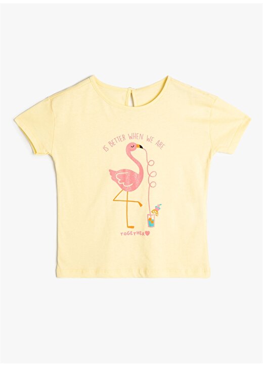 Koton Sarı Kız Bebek T-Shirt 4SMG10109AK 1