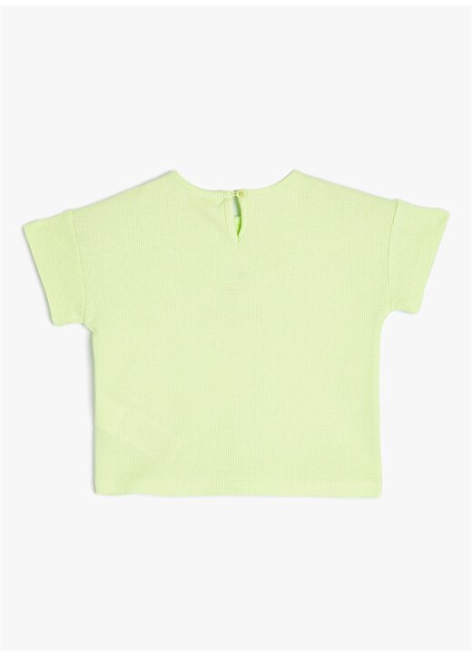 Koton Yeşil Kız Çocuk T-Shirt 4SMG10129AK-Y 2