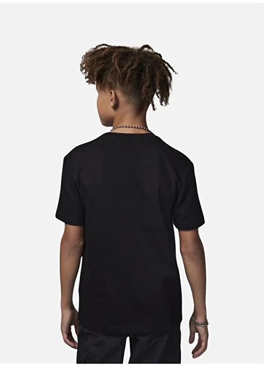Nike Baskılı Siyah Erkek T-Shirt 95C903-023-JDB FLIGHT HERITAGE SS T 3