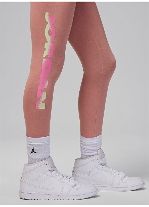 Nike Pembe Kız Çocuk Tayt 45C961-R3T-JDG DELORIS JORDAN FLWR 3