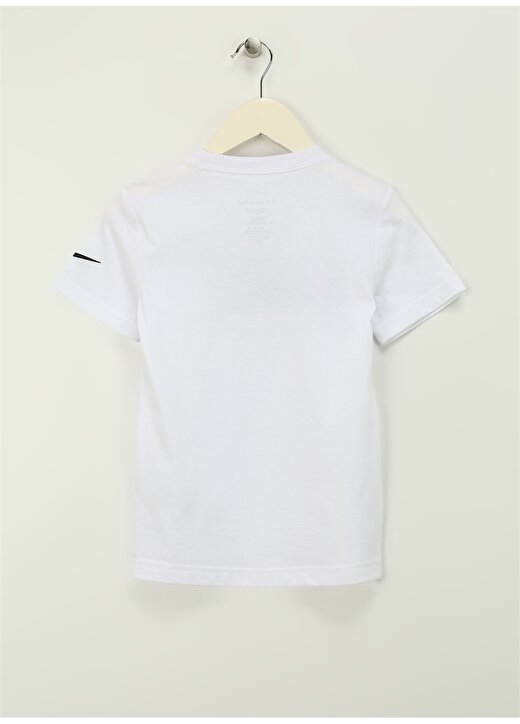 Nike Baskılı Beyaz Erkek Çocuk T-Shirt 86L879-001-NKB SPLIT NIKE BLOCK TEE 2