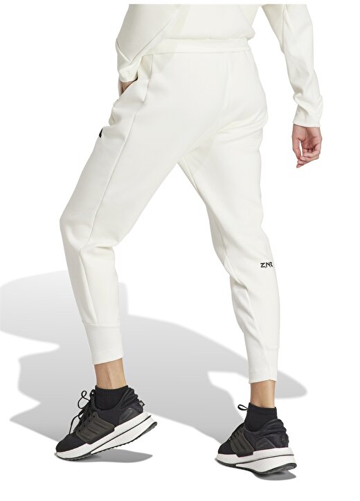 Adidas Beyaz Kadın Dar Paça Normal Kalıp Eşofman Altı IS3912 W 4