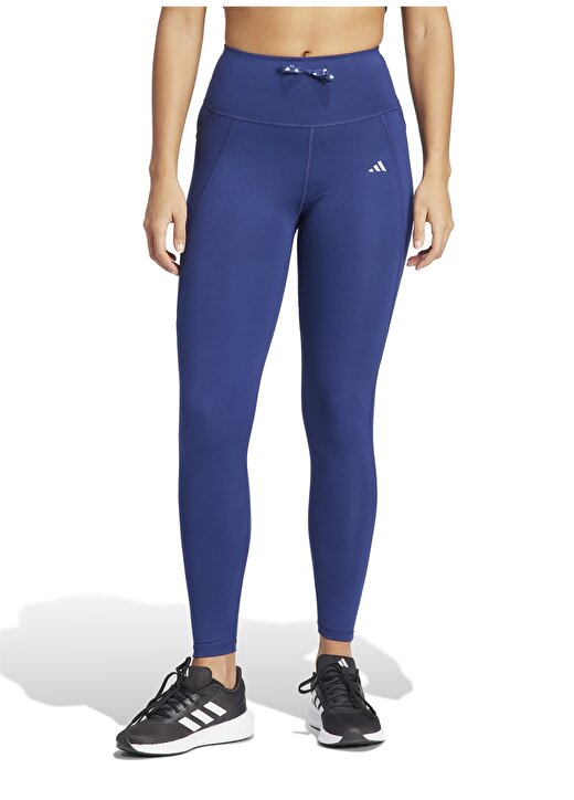 Adidas Mavi Kadın Slim Fit Tayt IU1659 Run 3