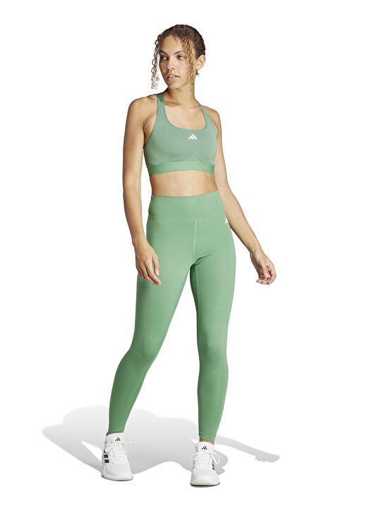 Adidas Yeşil Kadın Slim Fit Tayt IT9373 TE 1