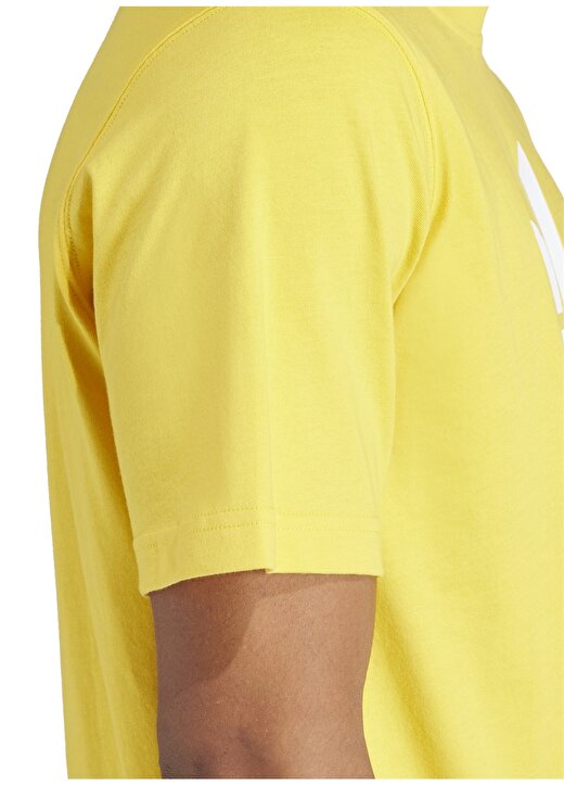 Adidas Altın Erkek Yuvarlak Yaka T-Shirt IR7977 TREFOIL 4