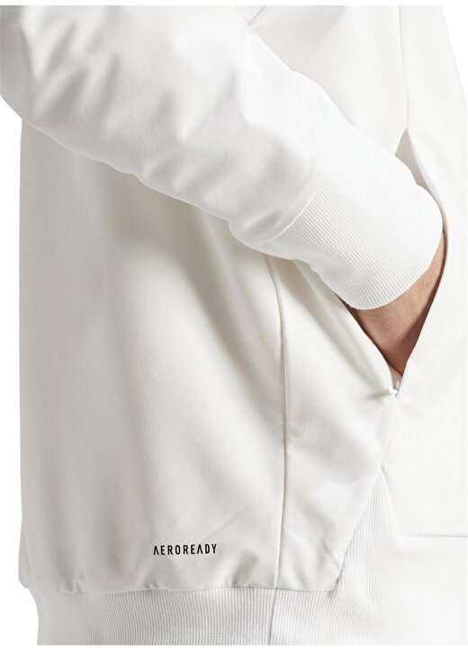 Adidas Beyaz Erkek Zip Ceket IN1843 M 3