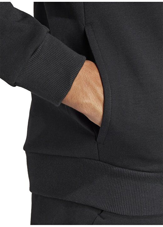 Adidas Siyah Erkek Zip Ceket IR9159 M 4