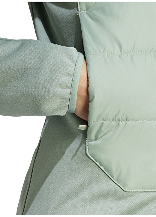 Adidas Yeşil Kadın Zip Ceket IM8105 W 4