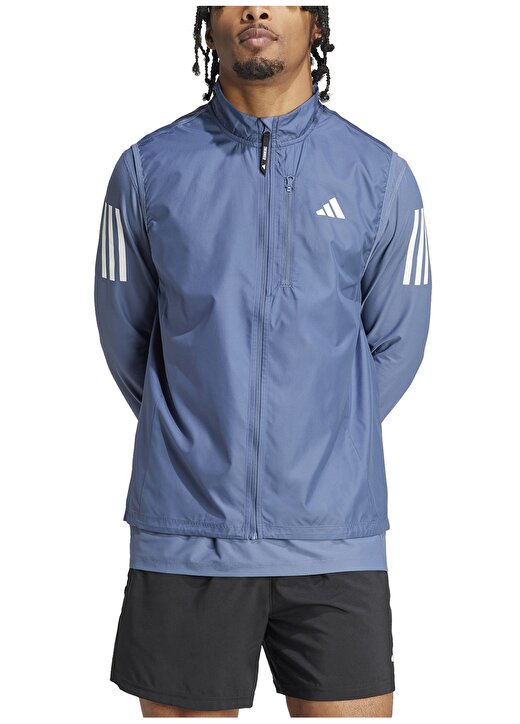 Adidas Mavi Erkek Zip Ceket IN1496 OTR 4