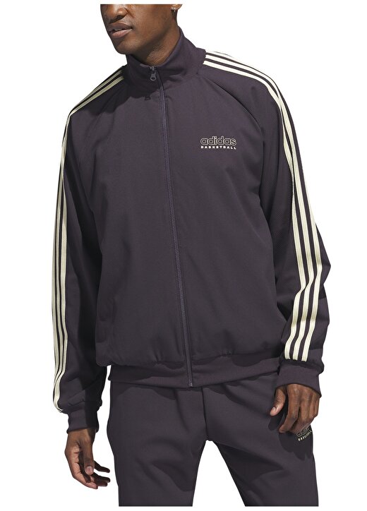 Adidas Mor Erkek Zip Ceket IU2443 SELECT 2