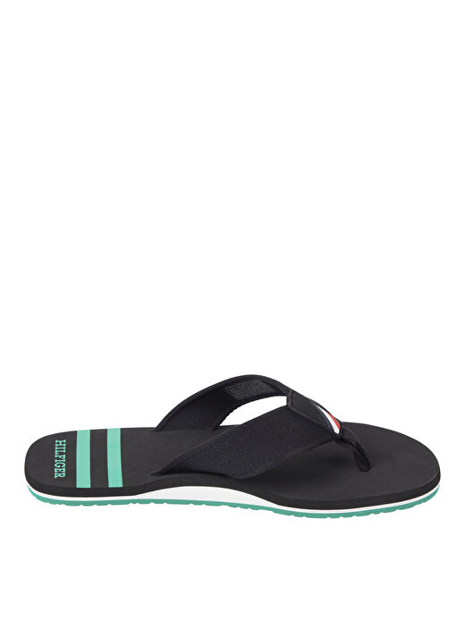 Tommy Hilfiger Siyah Erkek Plaj Terliği SPORTY HILFIGER BEACH SANDAL   2