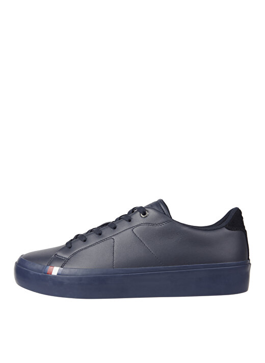 Tommy Hilfiger Lacivert Erkek Sneaker THICK VULC LOW PREMIUM LTH 1