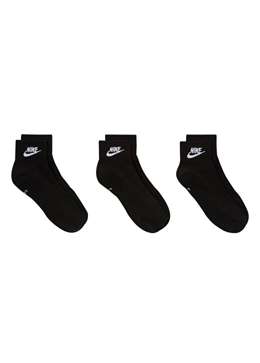 Nike Siyah Unisex Çorap DX5074-010-U NK NSW EVERYDAY ESSENT 1