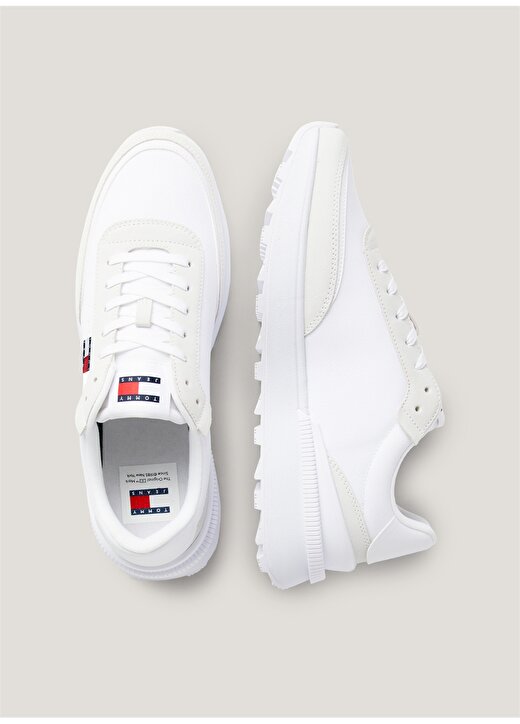 Tommy Hilfiger Beyaz Erkek Sneaker TJM TECHNICAL RUNNER 3