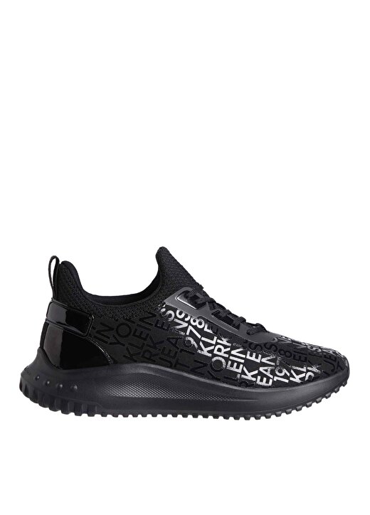 Calvin Klein Siyah Erkek Sneaker EVA RUN SLIPON LACE LUM AOP 1