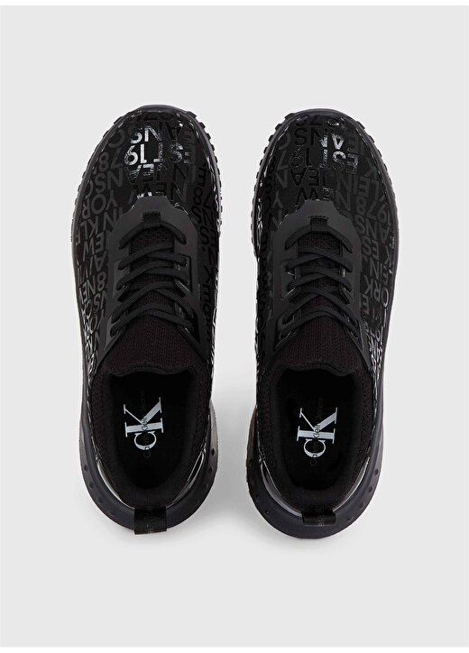 Calvin Klein Siyah Erkek Sneaker EVA RUN SLIPON LACE LUM AOP 3