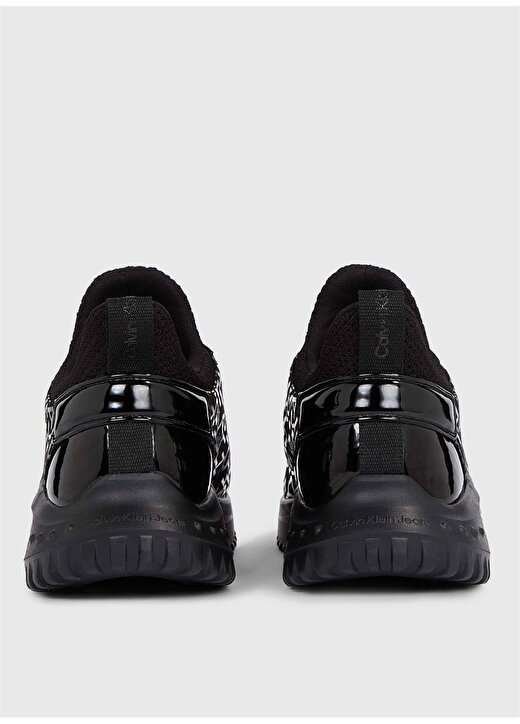 Calvin Klein Siyah Erkek Sneaker EVA RUN SLIPON LACE LUM AOP 4