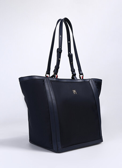 Tommy Hilfiger Mavi Kadın 26x30x22 cm Tote Çanta AW0AW15717DW6 3